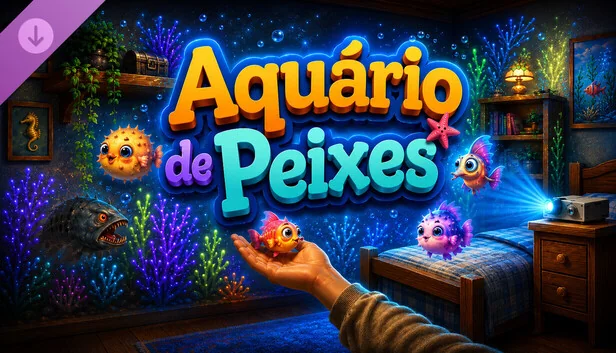 Arte oficial da experiência Aquário de Peixes do ProjeVerse